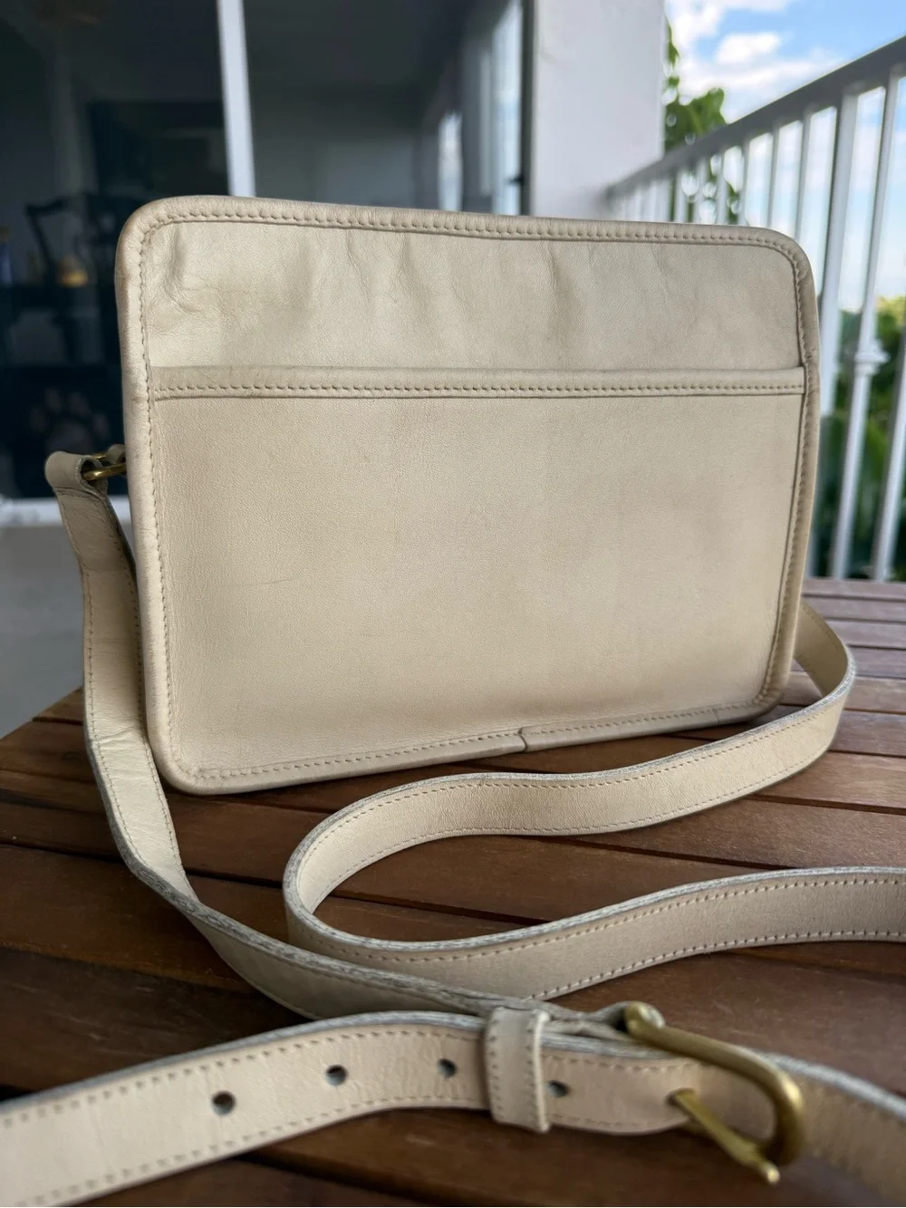 Bone Vintage COACH 9830 Blazer Bag 80s USA Made